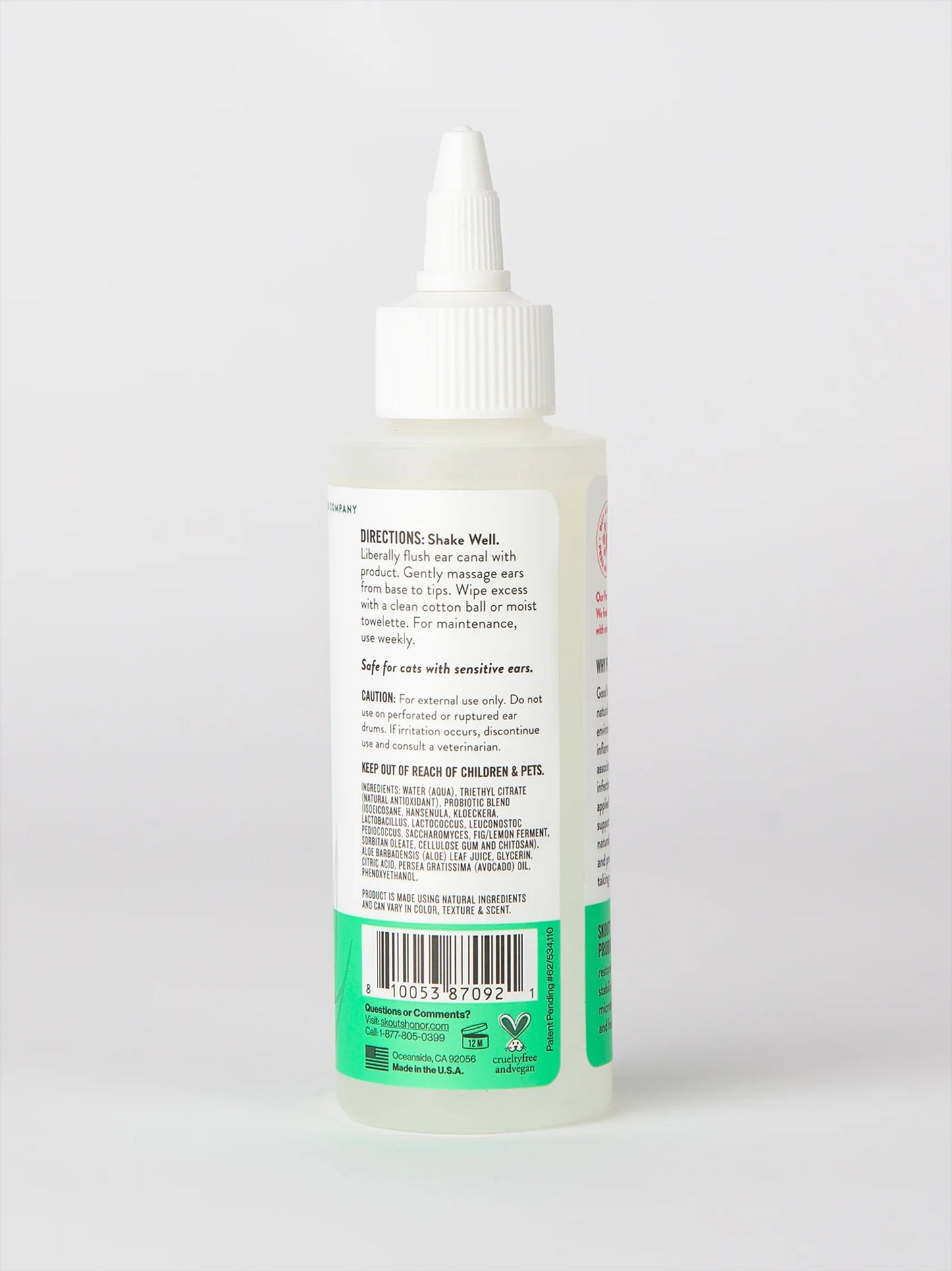Skout’s Honor Probiotic Ear Cleaner For Cats