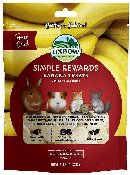 Oxbow Simple Rewards Banana Treats