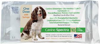 Dog Spectra 10 +Lyme w/Syringe Single Dose