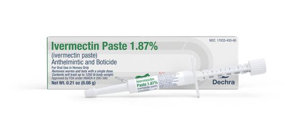 Ivermectin Horse Paste Wormer .21oz.