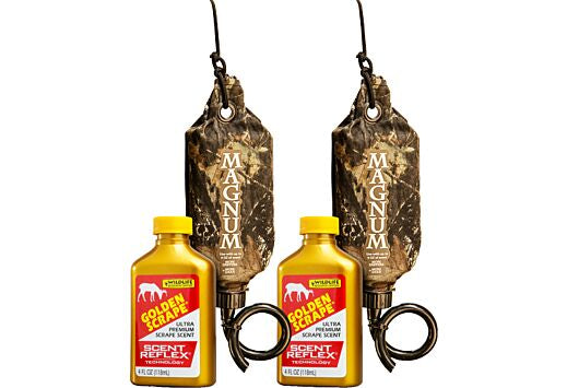 WRC DEER LURE GOLDEN SCRAPE/ SCRAPE DRIPPER DOUBLE COMBO