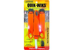 WRC SCENT DISPERSAL QUICK WICKS W/SCREW-ON SEAL 3PK