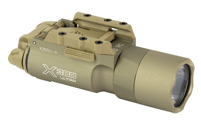 Surefire, X300 Ultra, Weaponlight, 1000 Lumens, Fits Picatinny and Universal, For Pistols