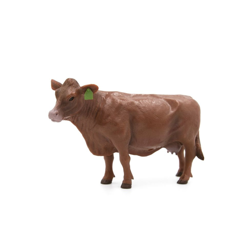 TOY RED ANGUS COW 1/16