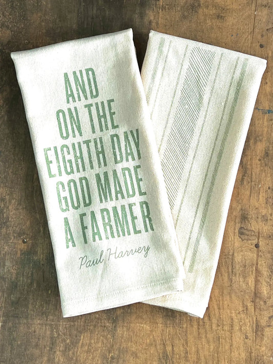 God Made A Farmer - Kitchen Towel