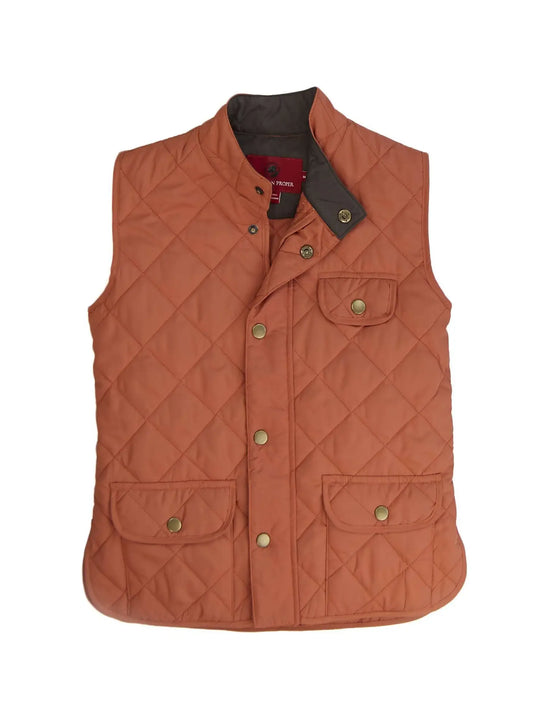 Boys - Ashport Quilted Vest: Maple