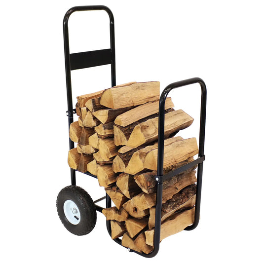 Steel Firewood Log Cart