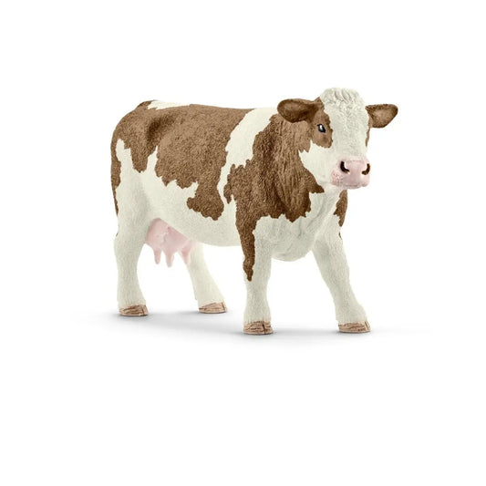 Simmental Cow Farm Animal Toy