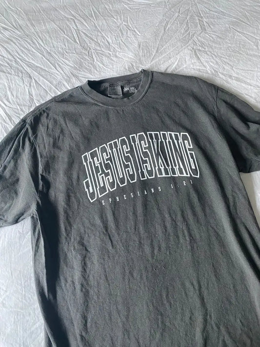 "Jesus Is King" University Tee