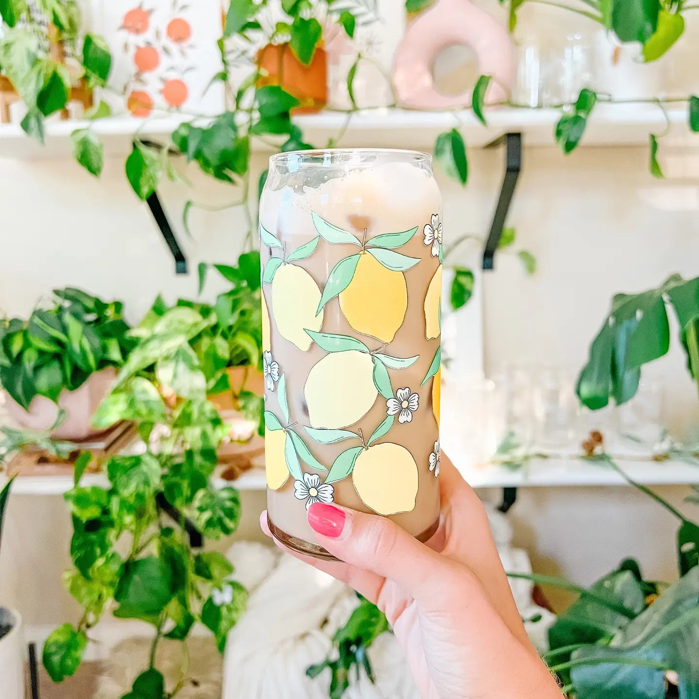 20 oz Colorful Glass