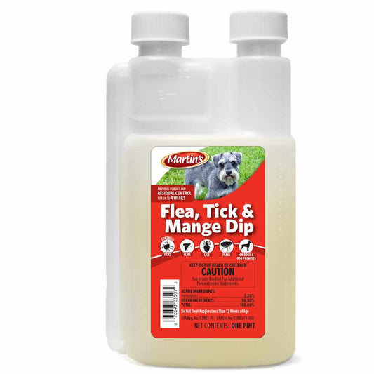 Martins Flea,Tick & Mange Dip 16oz