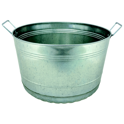 Galvanized Bushel Tub 8 GALLON