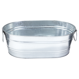 Galvanized Oval Tub (Miller) 2 GALLON