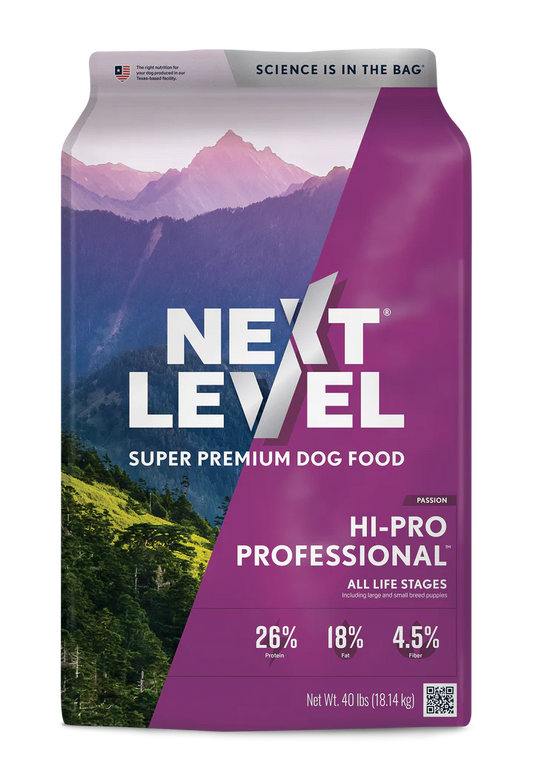 Next Level Hi-Pro Professional Purple Dog Food