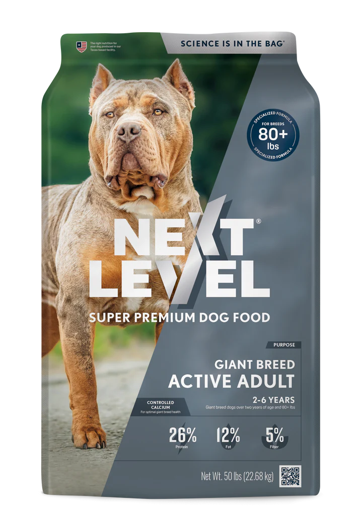 Next Level Giant Breed Active Dog Food Dark Gray