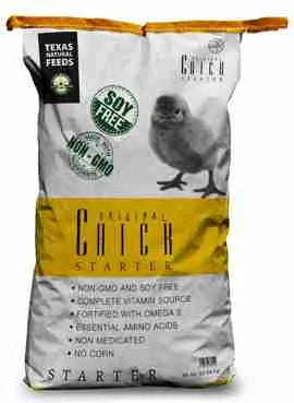 Texas Naturals Chick Starter Yellow Tag 50lbs.