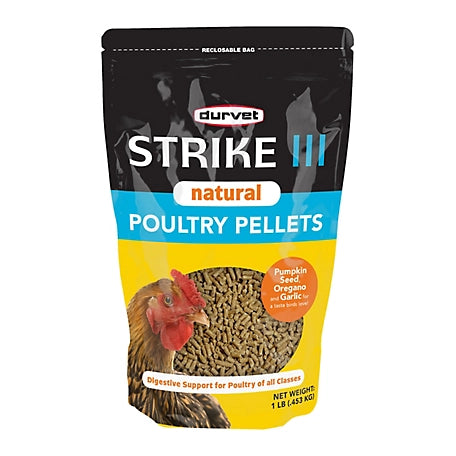 Durvet Strike III Natural Poultry Pellets