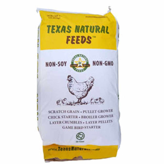 Chick Starter Yellow Tag Texas Naturals 50lbs.