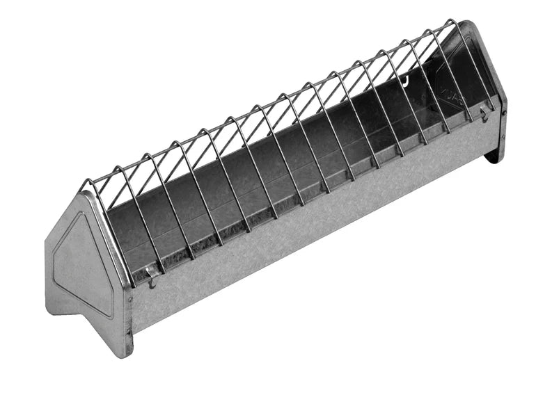 20in Galvanized Feed Trough with Grate