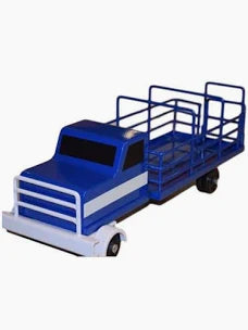 TOY CATTLE TRUCK BLUE