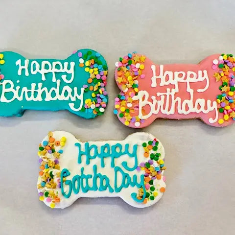 Happy Birthday Fido! Pet Biscuit