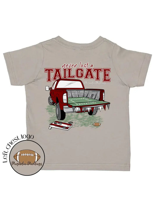 Never Lost A Tailgate Kid’S T-Shirt, Maroon