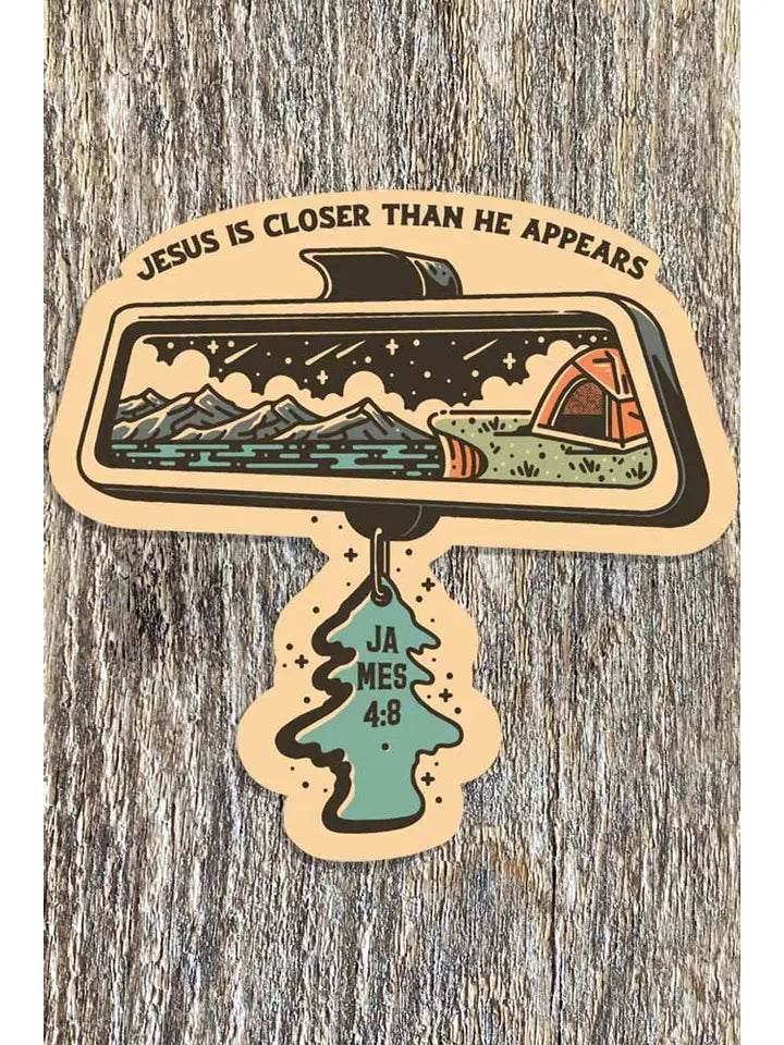 Jesus Is Closer Sticker