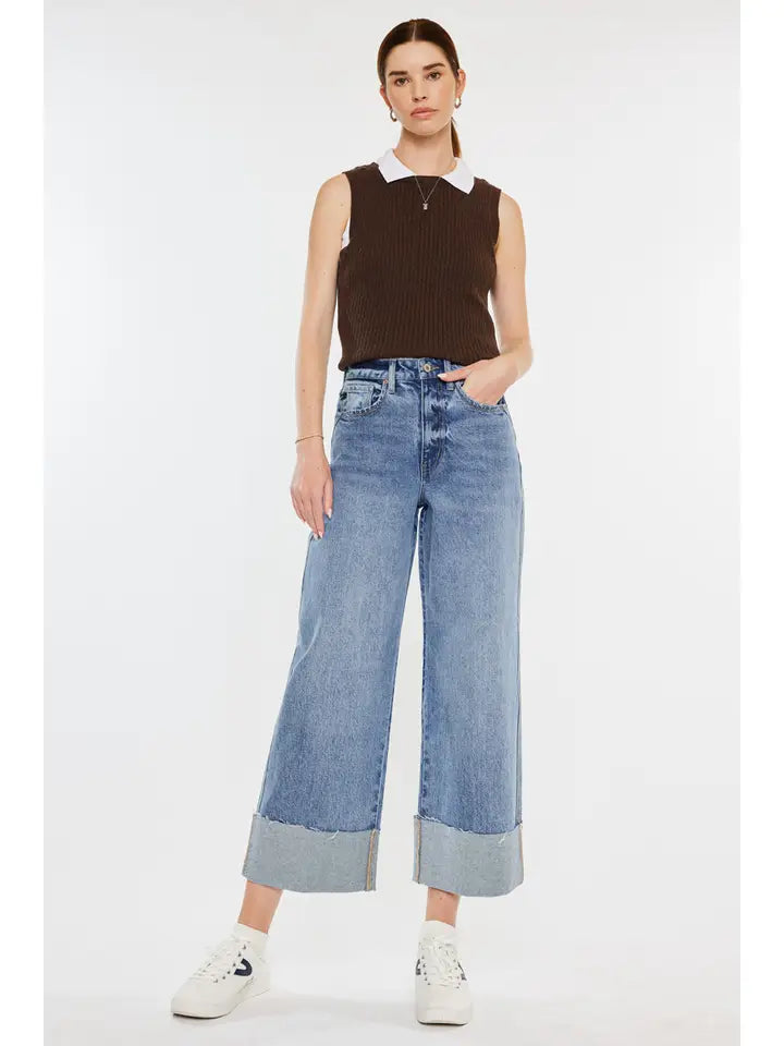 Kan Kan 90'S CROPPED WIDE LEG