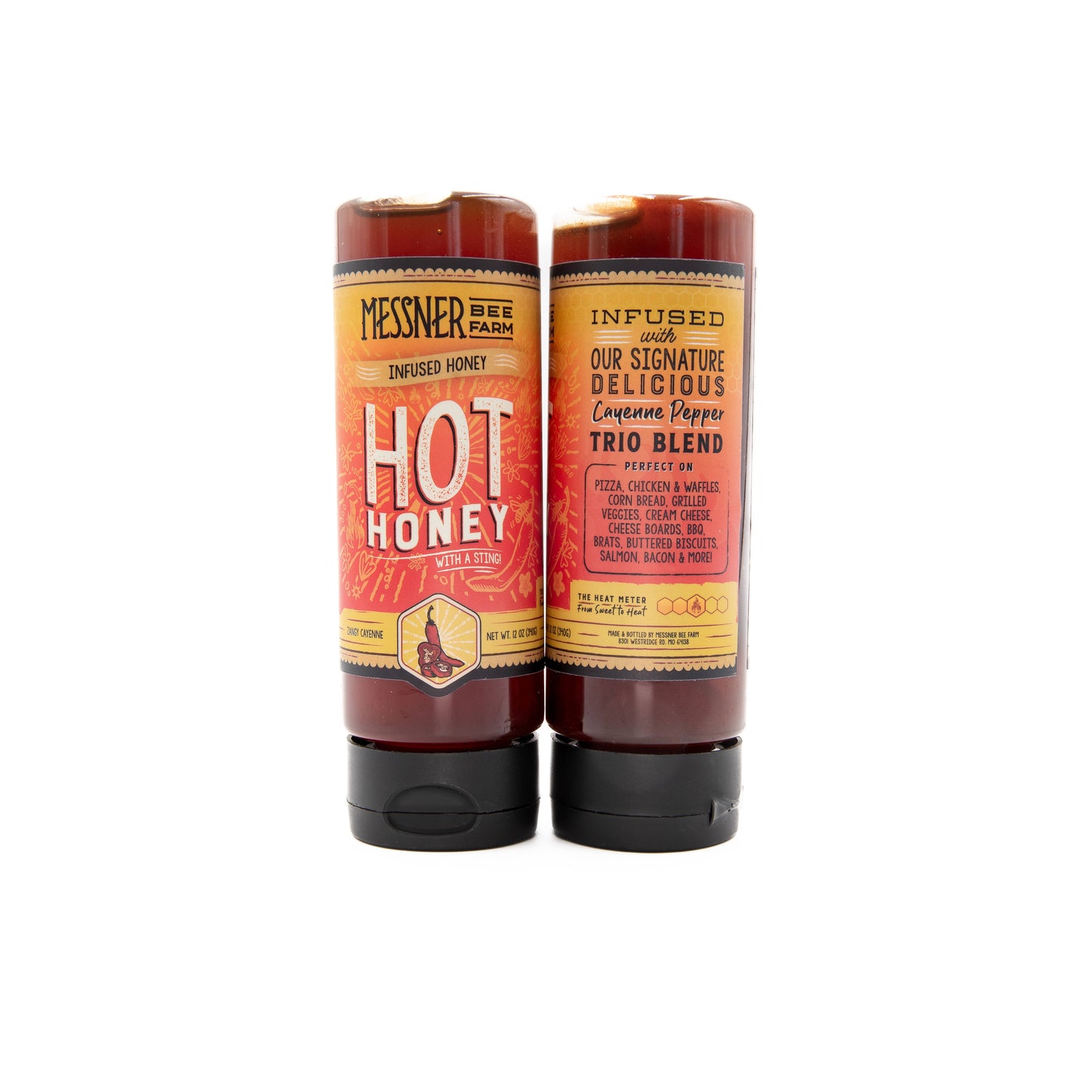 Hot Honey "With a Sting!"/ 12oz / Kansas City Honey