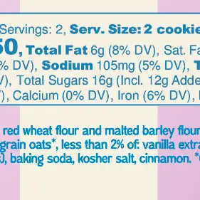 Bell’s Reines Mini Gourmet Oatmeal Raisin Cookie Snack Pack
