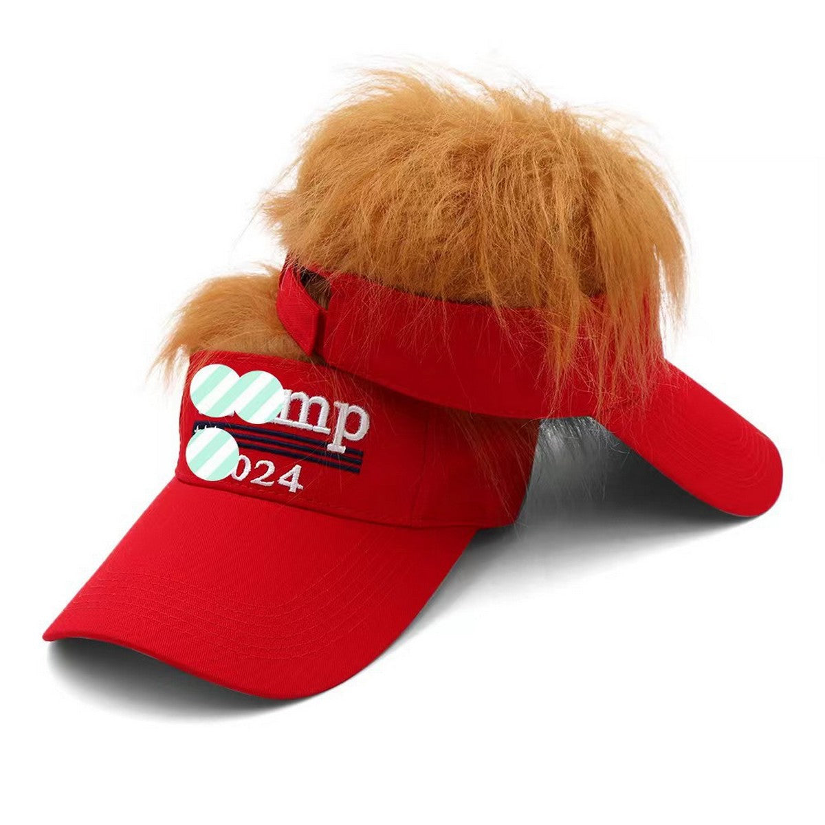 Trump 2024 Yellow Wig Baseball CAP