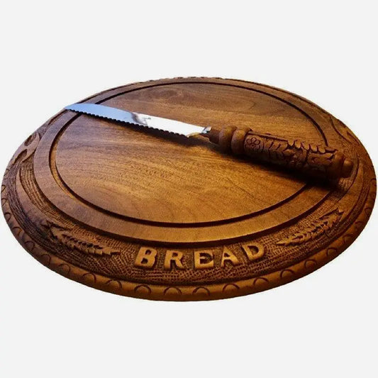 Winnsboro Cutting Board/Bread Plate - with Bread Knife