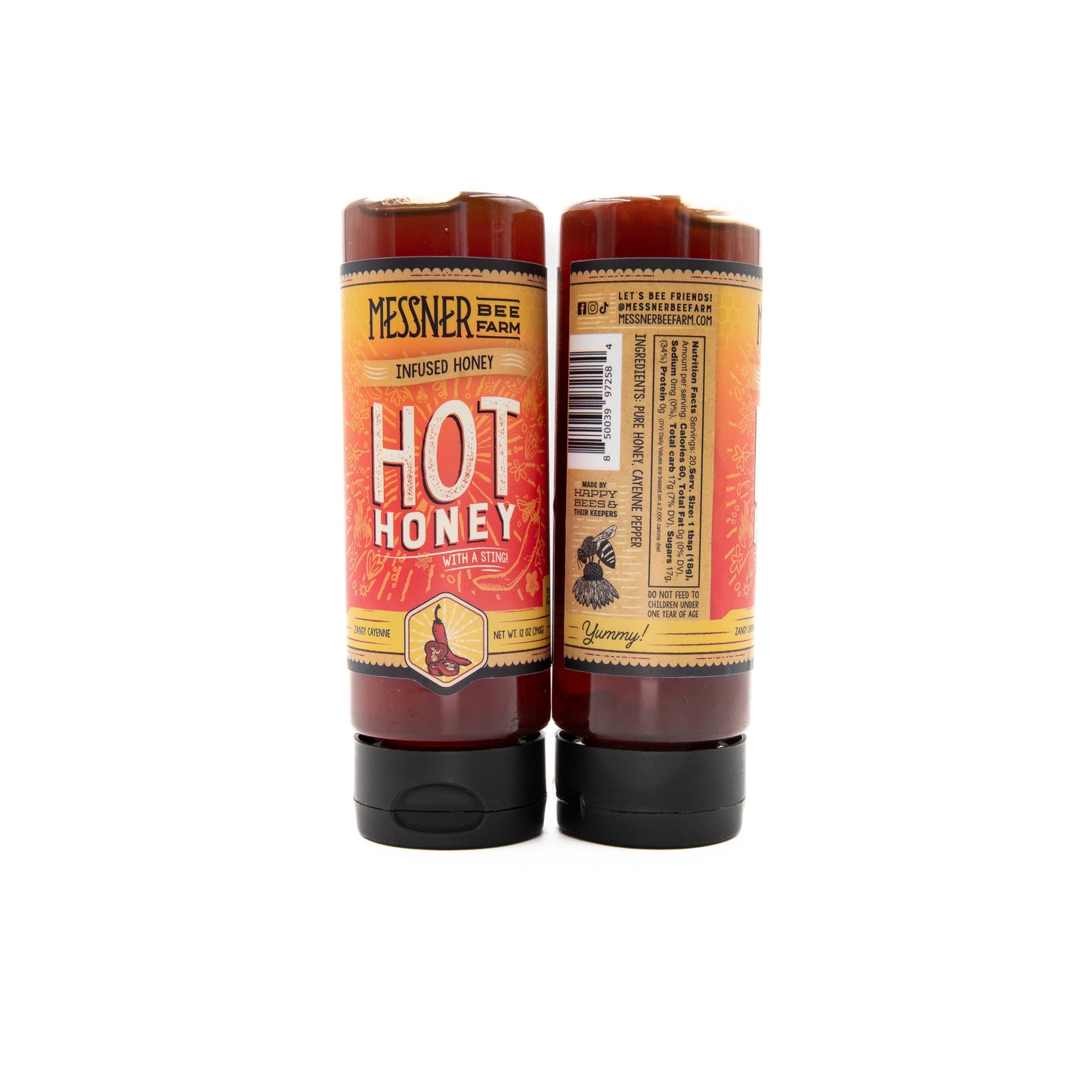 Hot Honey "With a Sting!"/ 12oz / Kansas City Honey