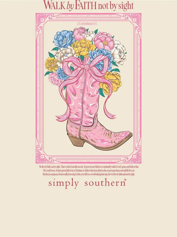 Simply Southern Walk By Faith Whisper Tan LS