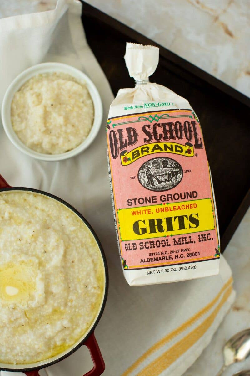 Stone Ground White Grits, 30oz.