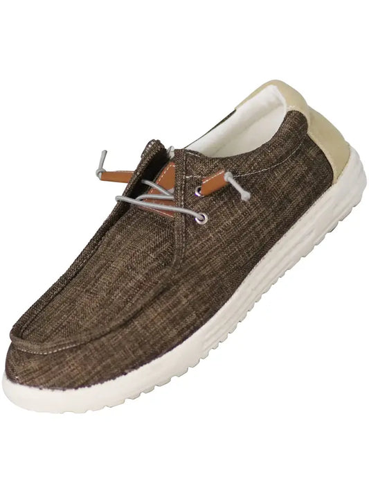 Norty - Mens Lightweight Boat Shoe 41510 Chocolate