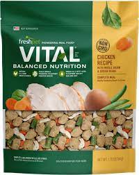 Freshpet Vital Balanced Nutrition Meal Chicken with Veggies and Wholesome Grains Dry Dog Food, 1.75 lbs.