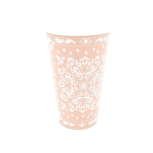 Dusty Champagne Bandana Cups (Set of 8)