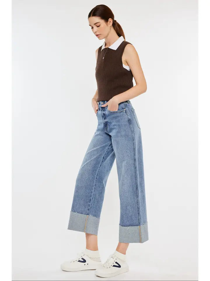 Kan Kan 90'S CROPPED WIDE LEG