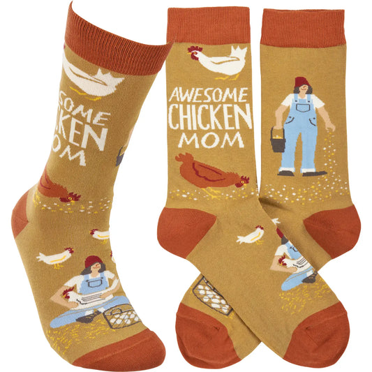 Socks Awesome Chicken Mom