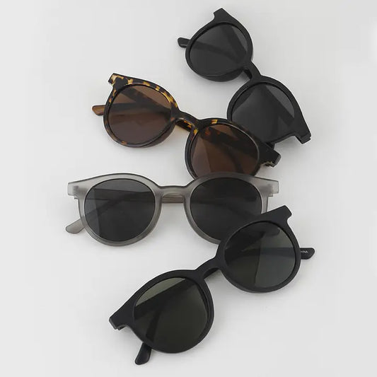Matte Round Sunglasses