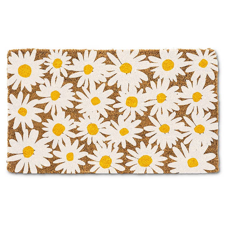 Allover Daisy Doormat 18x30"