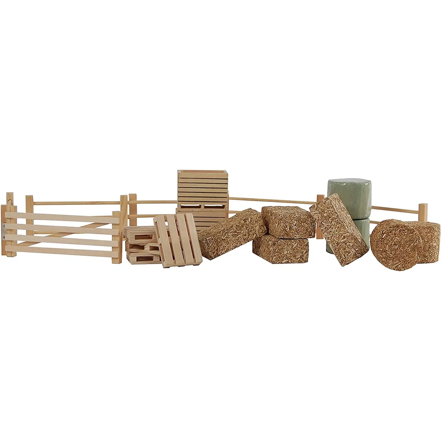 Kids Globe 1:32 Scale 19 Pieces Hay Set