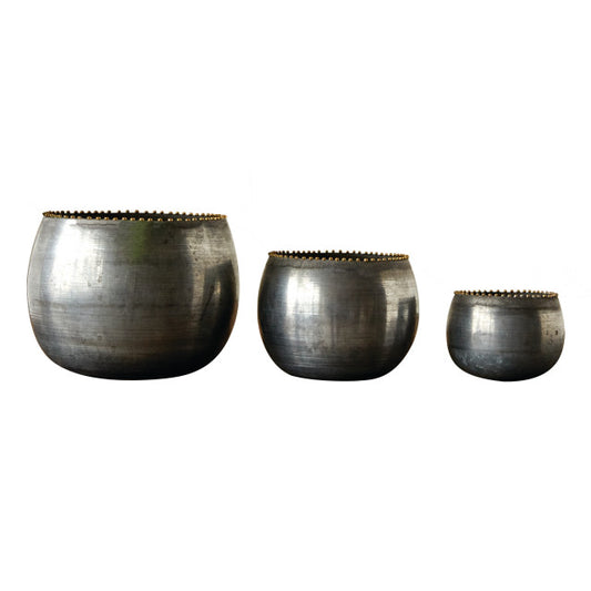 Zinc Planter Set of 3