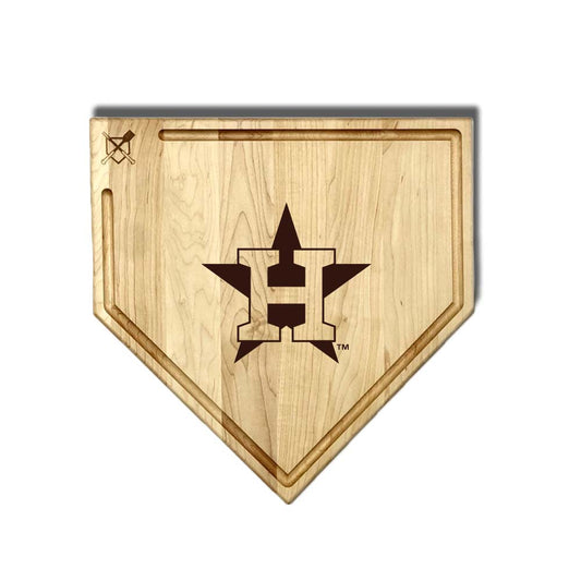 Houston Astros Home Plate Cutting Boards