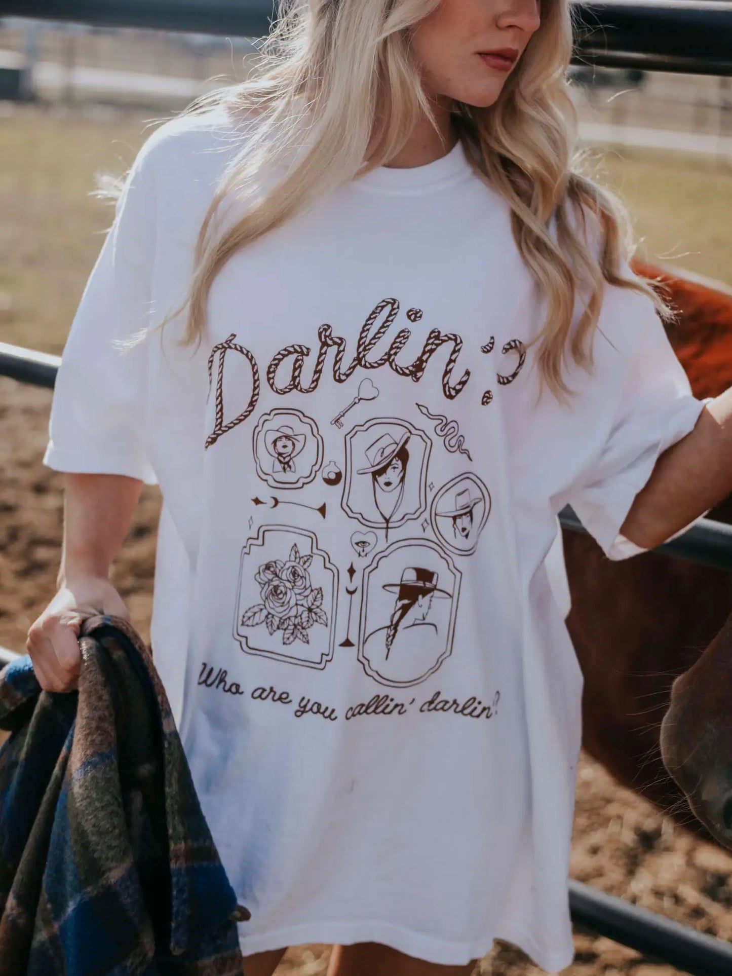 Darlin (Front + Back) Graphic Tee