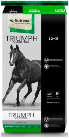 Nutrena Triumph 12-8 Horse Feed Pellet 50lbs