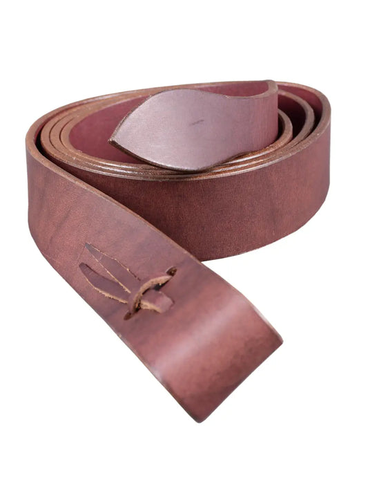 Western Leather Tie Strap 1.75 in Wide X 6 Feet Brown